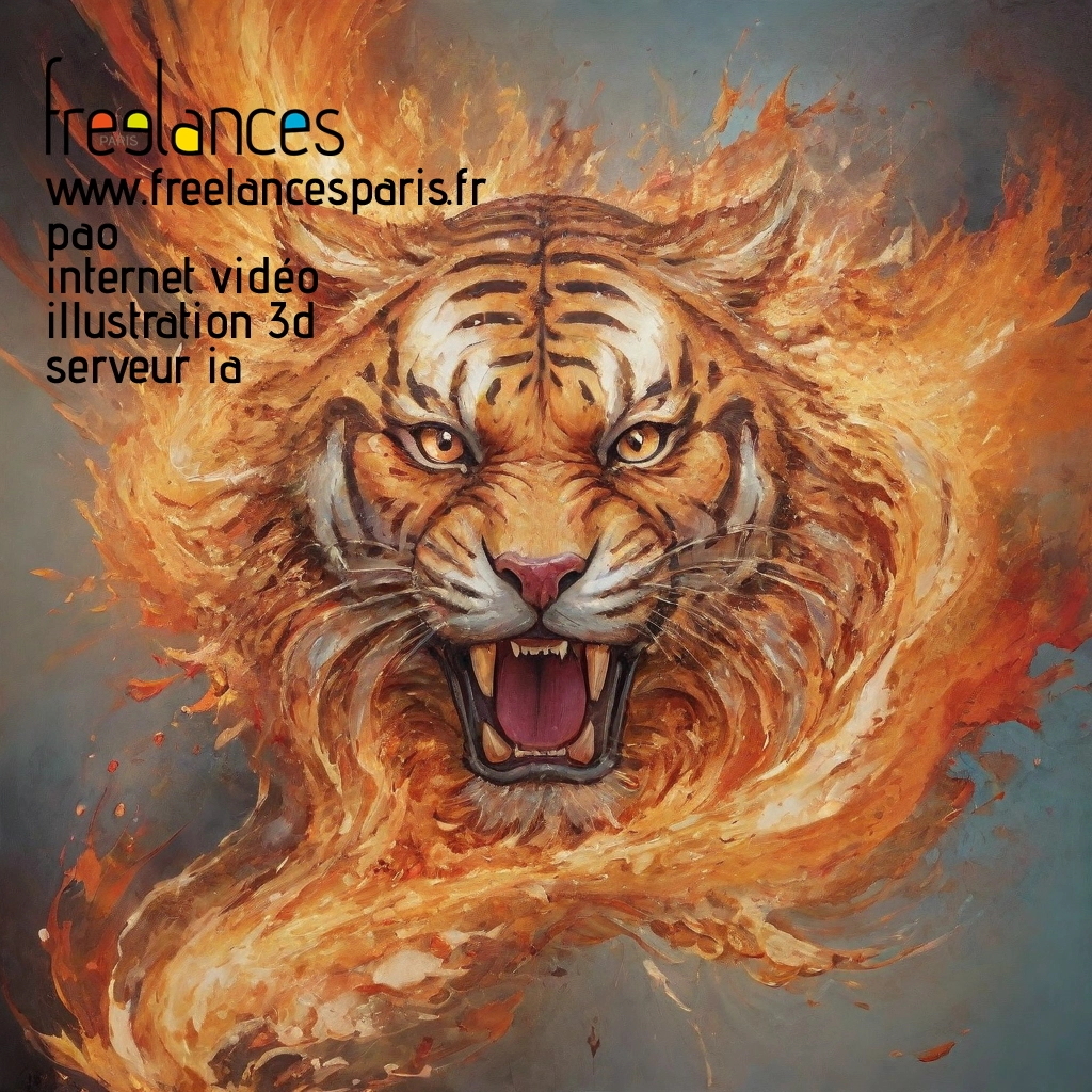 Pao mise en page internet vidéo illustration 3d serveur IA générative AI freelance paris studio de création magazines lu5cmc10